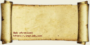 Natalija Šijakov vizit kartica